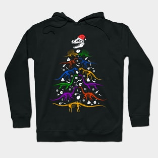 Dinosaur Christmas Tree Hoodie